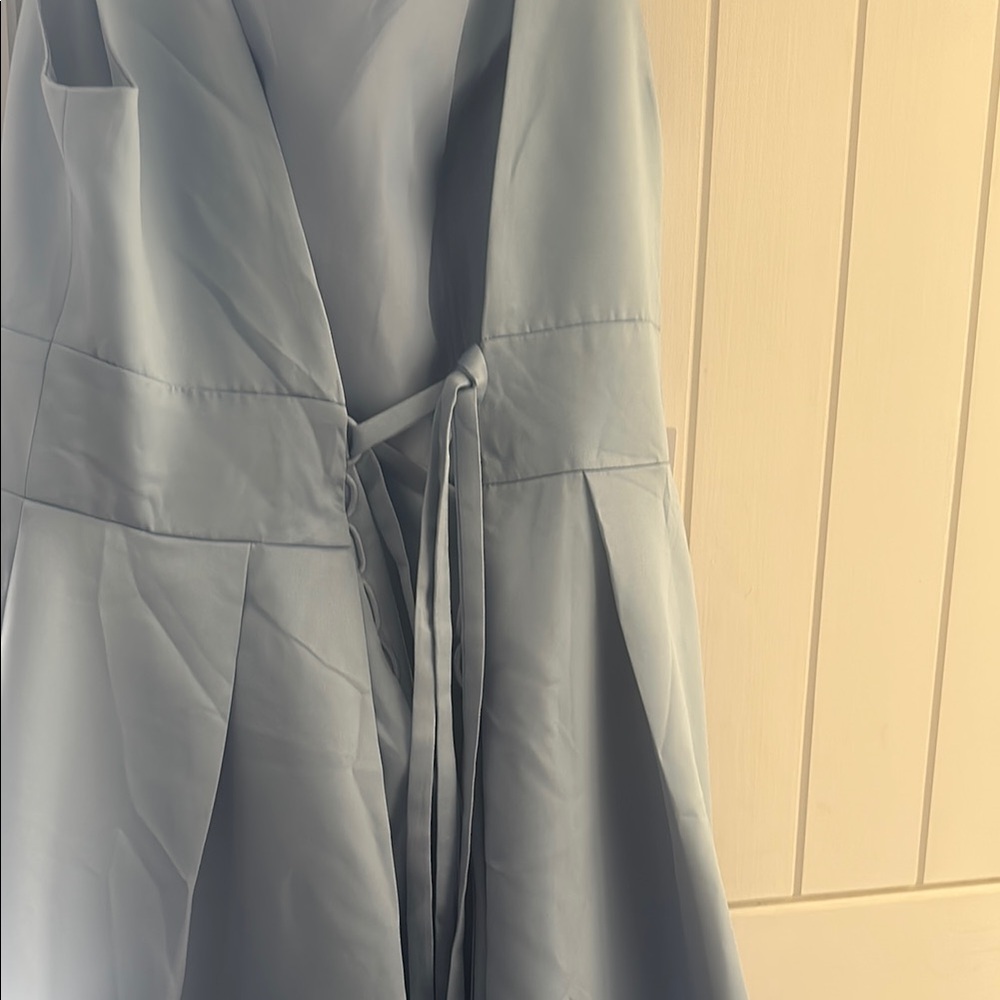 Elegant Blue Women's Dress